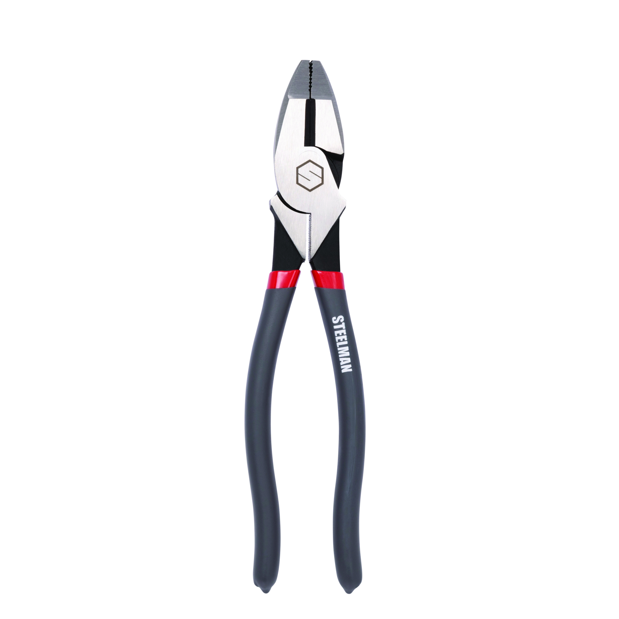 STEELMAN 9.5-Inch High Leverage Linesman Pliers, Model# 61469